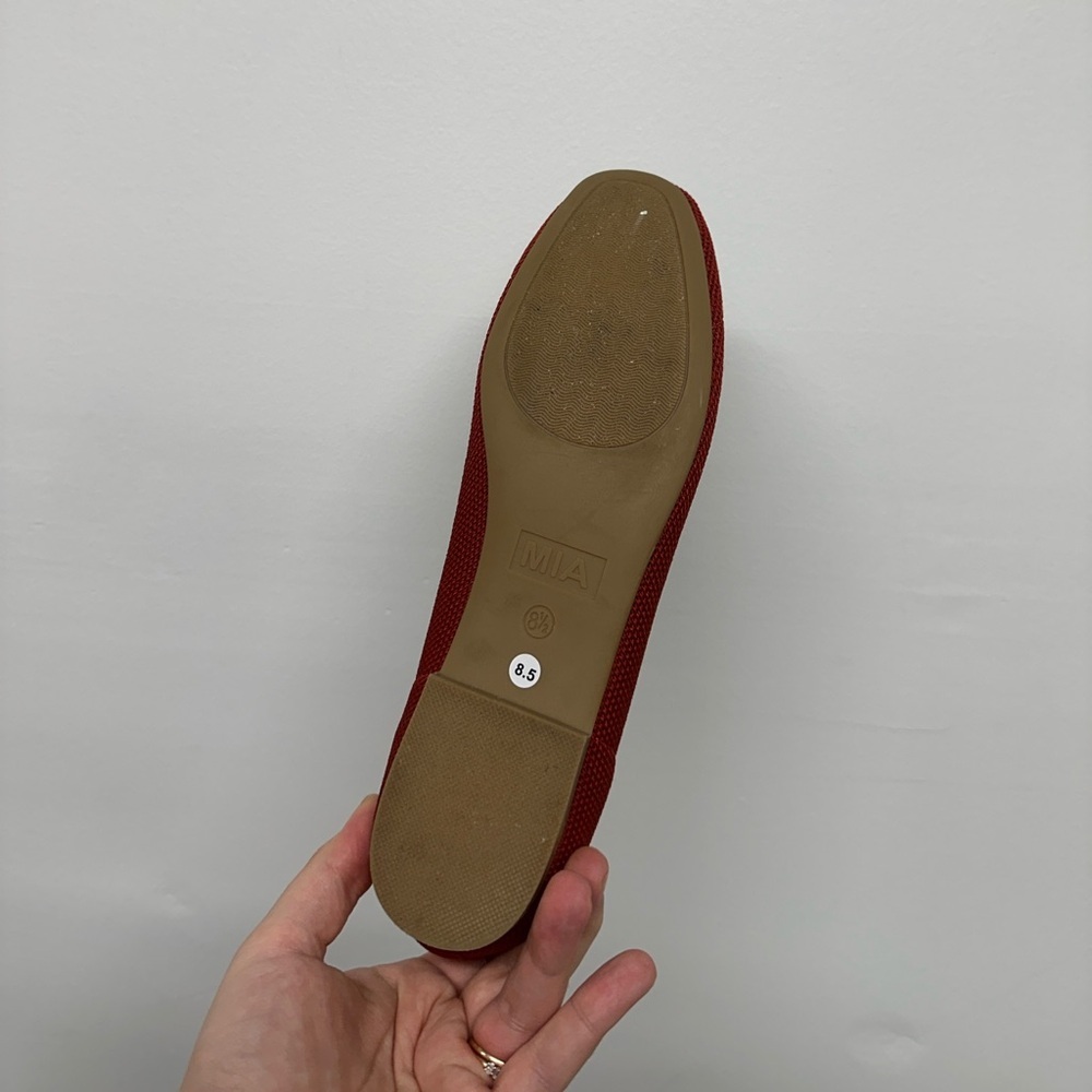 MIA Rasia Red Flats - Size 8.5 - Picture 6 of 9